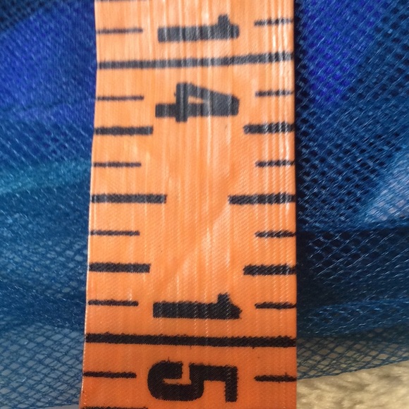 🌼 GYMBOREE 🌼 multi color Print Skirt w/ Sheer Blue Mesh Covering girls 5 - Picture 12 of 13